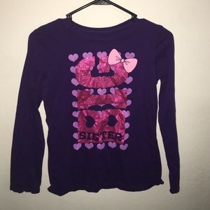 big sister long sleeve shirt for girls.😀