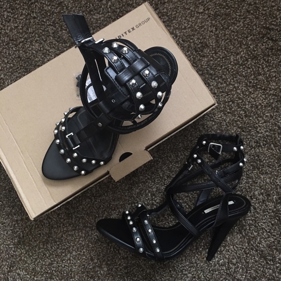 BNIB Zara Studded Strappy Sandals