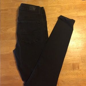 Faded Black American Eagle jeans