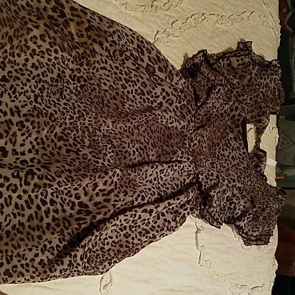 Boutique leopard dress