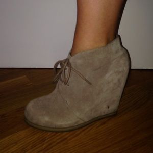 Wedge booties