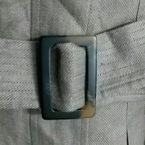 Ann Taylor belted linen safari jacket - Picture 2 of 3