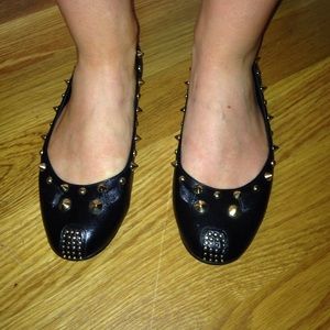 Leather studded Marc Jacobs flats