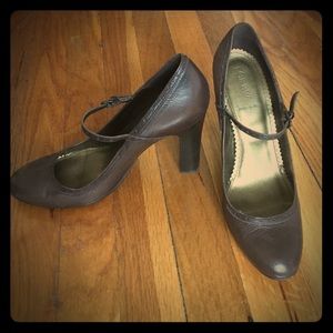 SALE J. Crew size 8.5 brown leather heels
