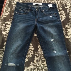 Abercrombie & Fitch distressed jeans