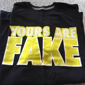 Nike yours are fake shirt xl