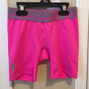 Pink Under Armour shorts