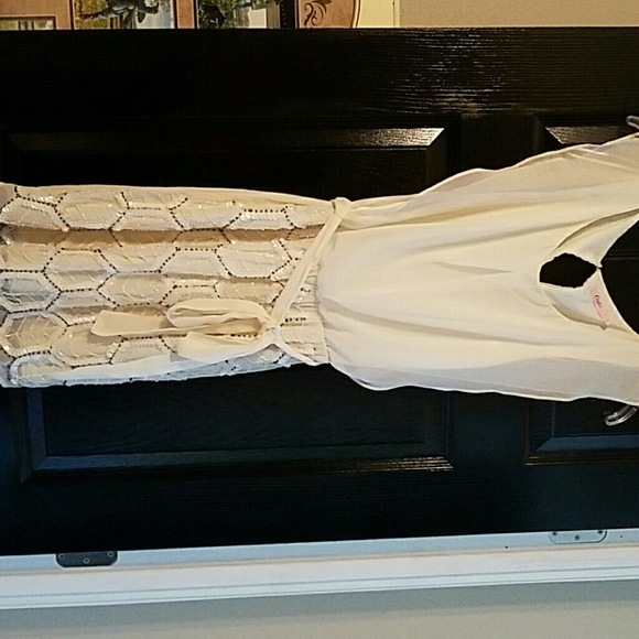 Sequin chiffon dress!