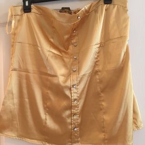 Beautiful Gold Top (strapless)
