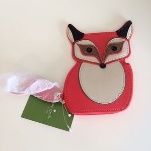 Kate Spade Blaze a Trail Fox Coin Purse
