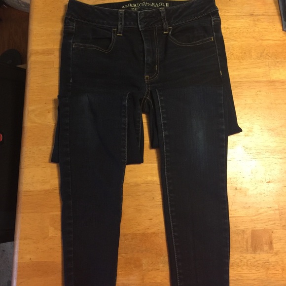 American Eagle, super stretch, high waisted