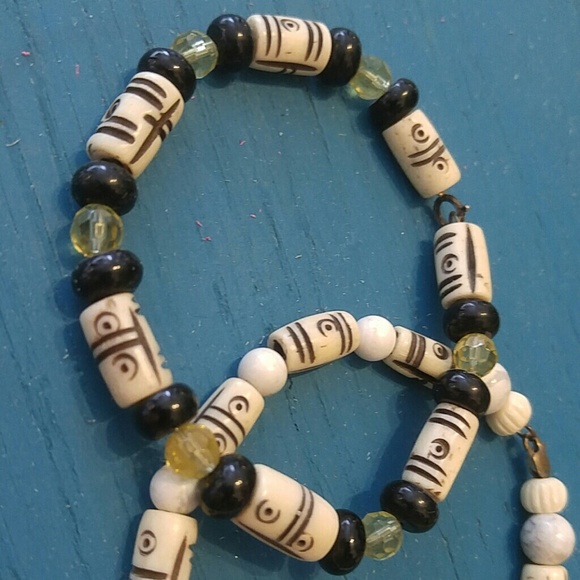 Island/Tribal bracelets set - Picture 2 of 3