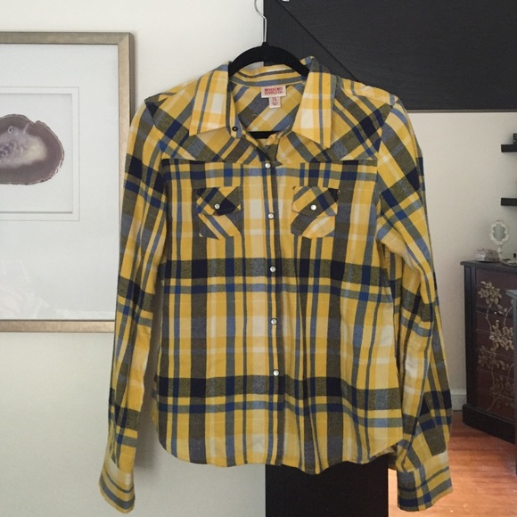 Mossimo Western Style Flannel Shirt