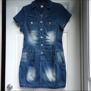 Denim Shirt Dress