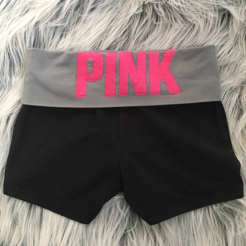 💕PINK💕 yoga shorts