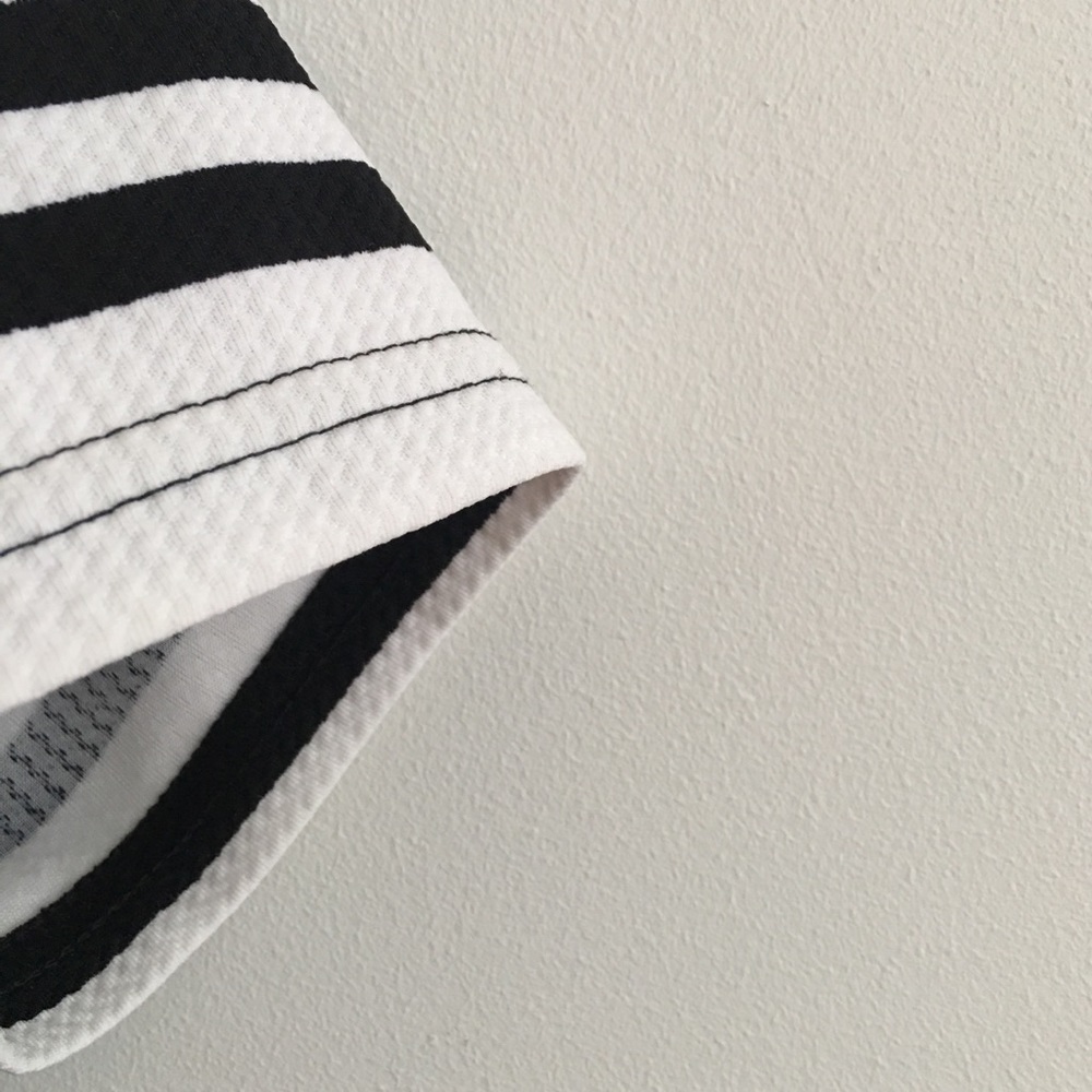 Bar III Cropped Stripe Top - Picture 3 of 3