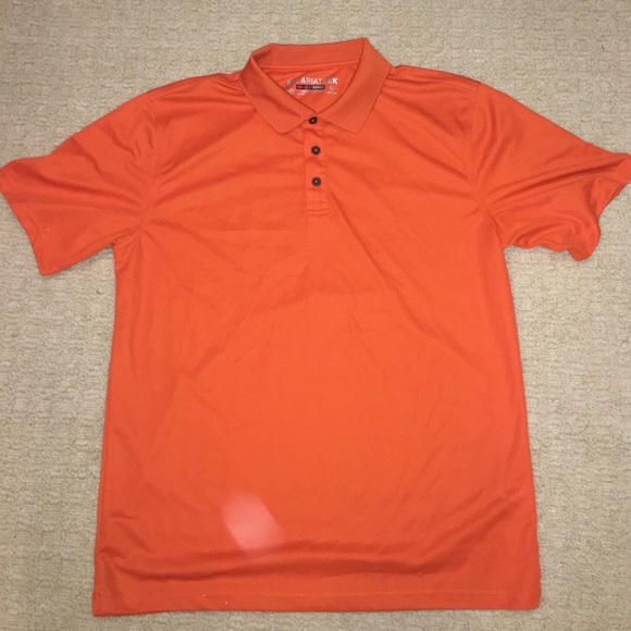 Ariat brand collared polo