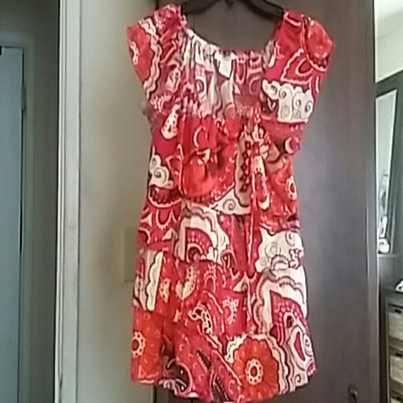 Tiered paisley print top