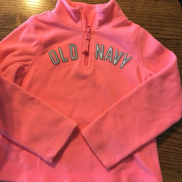 Girls Old Navy quarter-zip fleece