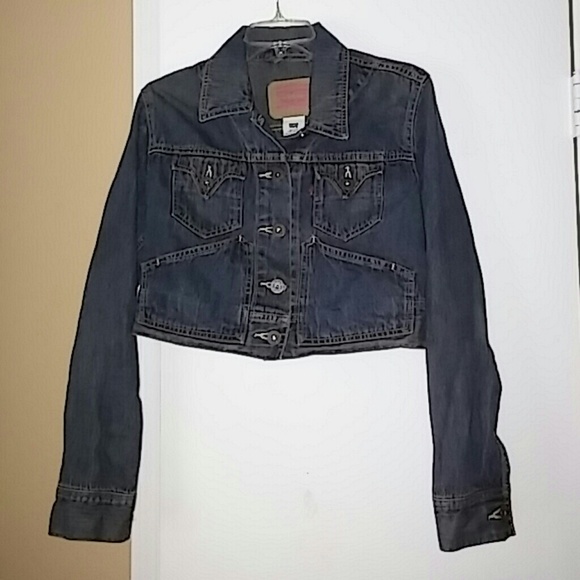 Levis Denim Cropped Jacket szL