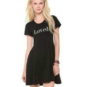 Wildfox "Loved" skater dress - M - Black