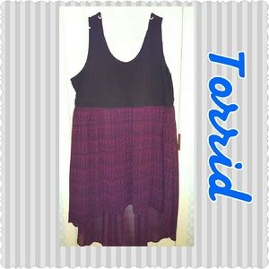Beautiful hi low dress by Torrid