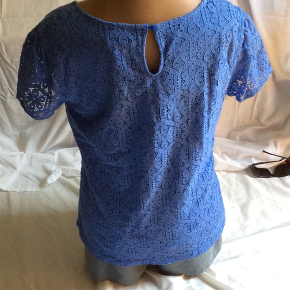 Blue Lace Top - Picture 2 of 2