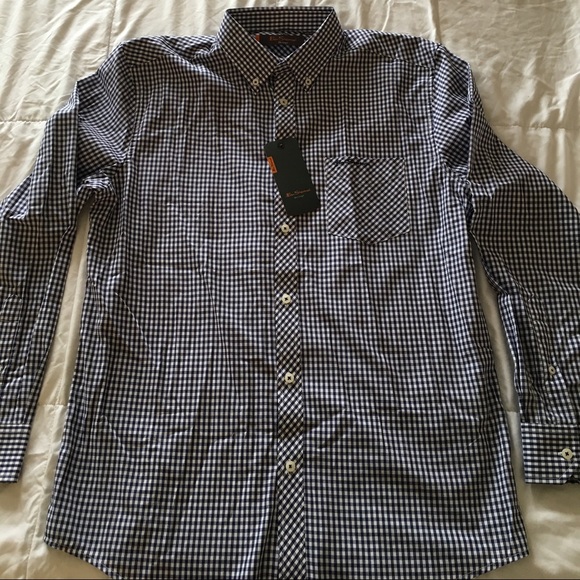 NEW Ben Sherman Button Dress Shirt [L]
