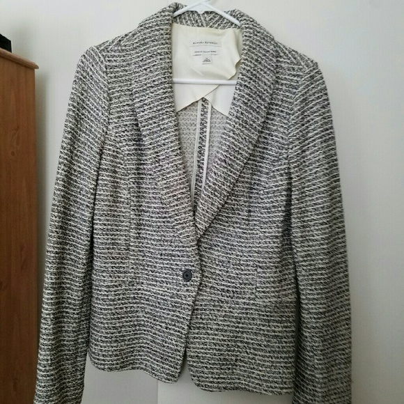 Black and white jacket