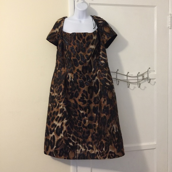 Escada Dresses & Skirts - Escada unique textured animal print dress 😀HP