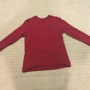 Long sleeve red FayetteChill shirt