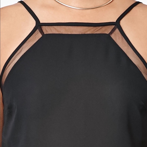 Kendall & Kylie Mesh Inset Goddess Tank Top - Picture 3 of 4