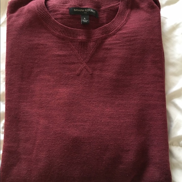 NEW Banana Republic Sweater Cab Red