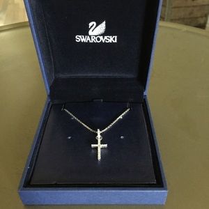 Swarovski Cross Mini Pendant Necklace