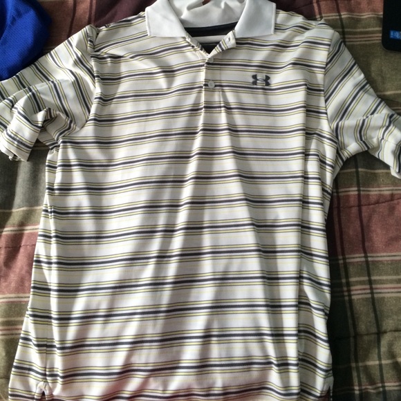 Under Armor striped Golf Shirt