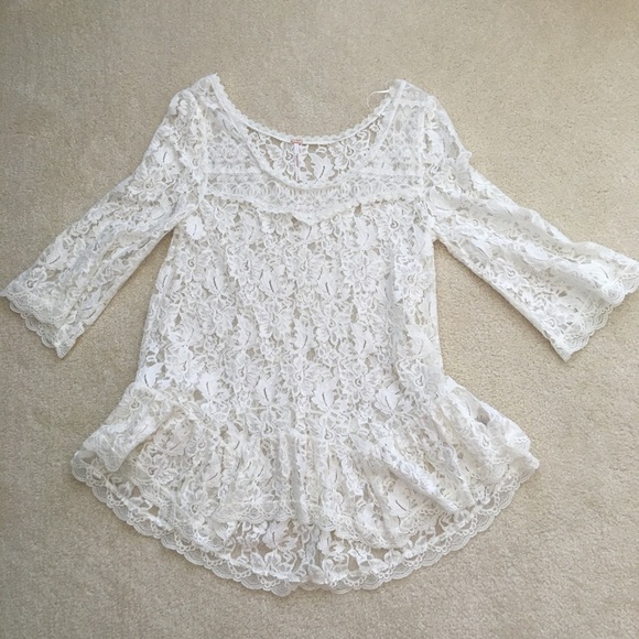 Free people lace shirt