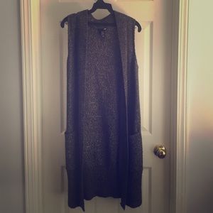 Long Sleeveless Sweater