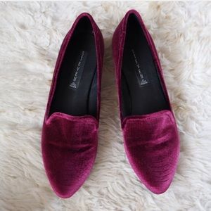 Steve Madden velvet loafers size 8
