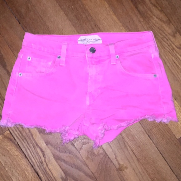 Light Pink Jean Shorts (Textile)