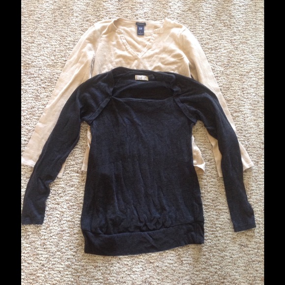 Two Maternity Sweaters