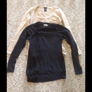 Two Maternity Sweaters