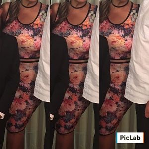 2 Piece Tank Top & Midi Skirt Size M