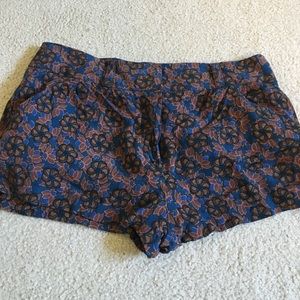 floral printed shorts