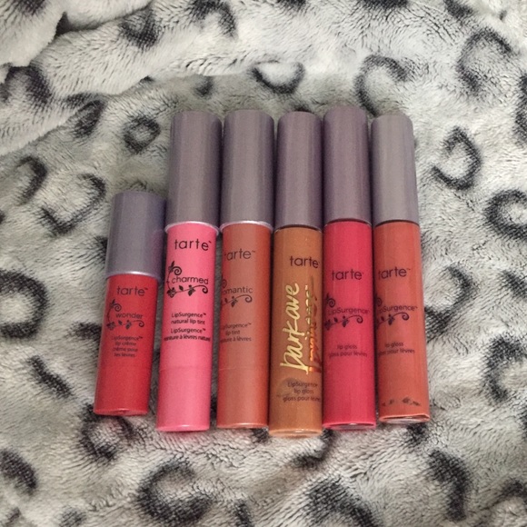 Tarte lipsticks and lip glosses