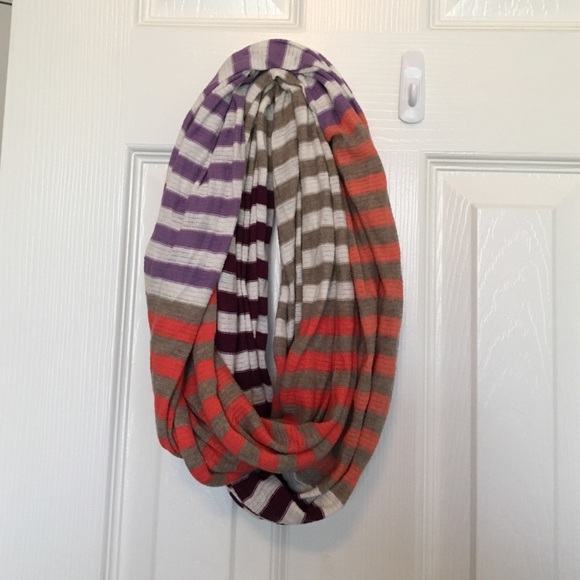 American Eagle Striped Infinity Scarf