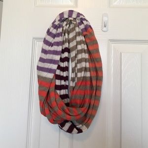 American Eagle Striped Infinity Scarf