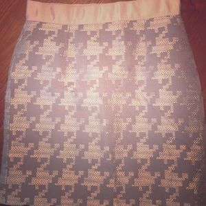 Ann Taylor LOFT Jacquard skirt