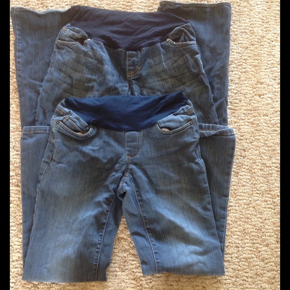 Two pr maternity jeans