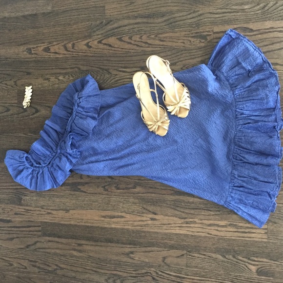 Ralph Lauren Rugby One Shoulder lavender sundress
