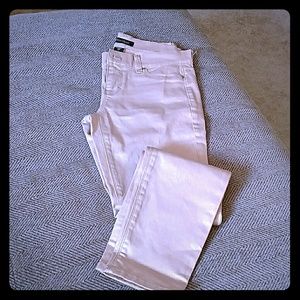 Pink skinny leg jeans